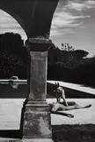 Nude and Police Dog, St. Tropez by Helmut Newton, 1975, Gelatin silver print, printed later, sold Oct 2013