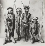Irving Penn, Five Okapa Warriors, New Guinea
