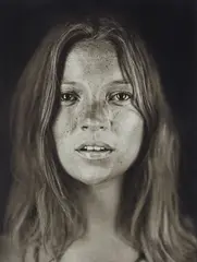 Kate Moss by Chuck Close, 2005, Digital pigment print, offered Oct 2013