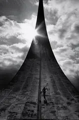 Sergeĭ Borisov, Ascent, 2002, Gelatin silver print