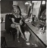 Diane Arbus, Burlesque Comedienne in her dressing room, Atlantic City, N.J., 1963, Gelatin silver print