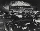 O. Winston Link, NW1103, Hot Shot Eastbound at the Iaeger Drive-in, West Virginia, 1956, Gelatin silver print, printed later