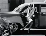 Jerry Schatzberg, Carmen Dell'Orefice, NYC, 1958, Gelatin silver print