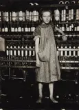 Lewis Hine, [Annie Card] anaemic little spinner in North Pownal Cotton Mill, Vermont, August,