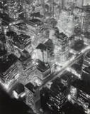 New York at Night by Berenice Abbott, 1932, Gelatin silver print, printed later, sold Oct 2013