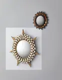 Line Vautrin, "Tudor" mirror, circa 1957, Talosel, mirrored glass