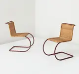 Ludwig Mies van der Rohe, Pair of chairs, model no. MR 10