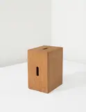 Le Corbusier, Stool, from the Maison du Brésil, Cité Internationale Universitaire de Paris, circa 1956-1959, Oak, oak-veneered wood