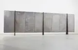 Jean Prouvé, Large room divider, circa 1959, Perforated aluminum, bent sheet steel