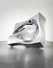 Ron Arad, Important unique “Afterthought” chair, 2007, Polished superplastic aerospace aluminum