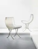 Maria Pergay, Pair of "Acier" chairs