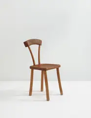 Side chair by Alexandre Noll, circa 1945, Mahogany, sold Dec 2013