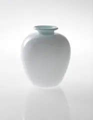 Large vase by Tomaso Buzzi, designed circa 1933, executed 1940s, Lattimo glass, sold Dec 2013