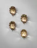 Gino Sarfatti, Rare and early set of four wall lights, model no. 139