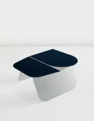 Pierre Charpin, "Small P" low table, from the "platFORM" series, 2005, Aluminum, lacquered wood