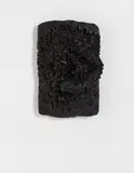 Satoru Hoshino, Wall-mounted sculpture, from the "Mimi ni Yubi" (Finger on the Ear) series, 1990, Carbon-impregnated earthenware