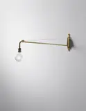 "Potence" pivoting wall light by Jean Prouvé, circa 1947, Painted metal, painted tubular metal, steel wire, sold Dec 2013