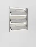 Jean Prouvé, Unique sun shutter, from the Union Aéromaritime de Transport, Conakry, 1957, Aluminum sheet, aluminum, steel