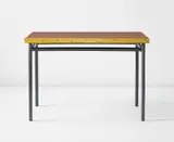 Le Corbusier, Table, designed for the Cité de Refuge, Paris, circa 1929, Painted plywood, painted tubular metal, linoleum