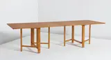 Bruno Mathsson, "Maria Flap" extendable dining table