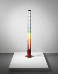 "Iride" floor lamp by Ico Parisi, circa 1970, Painted aluminum, painted metal, aluminum, fluorescent bulb, sold Dec 2013
