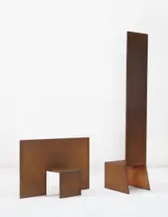 Forrest Myers, "King and Queen", 2006, COR-TEN weathering steel