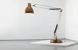 Gaetano Pesce, Prototype "Moloch" adjustable floor lamp, 1970-1972, Anodized aluminum, aluminum, painted metal