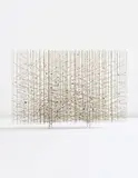 Harry Bertoia, "Golden Rods" melt-coated wire sculpture, circa 1959, Brass-covered steel, phosphor bronze