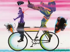 John Kørner, "One Spaceship," 2005, Acrylic on canvas