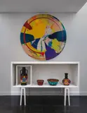 Ronan and Erwan Bouroullec, "Butterfly" cabinet, model no. BF/176, circa 2002, Painted wood, painted aluminum