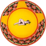 Ken Price, "Club Atomica" bowl, 1986, Ceramic, acrylic
