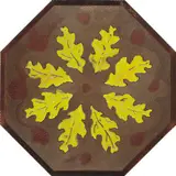 André Dubreuil, Unique "Feuilles de Chêne" gueridon