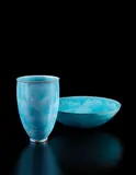 Gertrud Natzler and Otto Natzler, Early bowl and vase