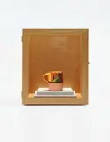 Ken Price, "Pueblo Cup" in an enclosed wood box construction
