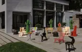 Frank Gehry, Pair of "Hat Trick" armchairs