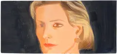 Alex Katz, Study for Clarissa, 1989, oil on board