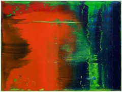 Gerhard Richter, Green-Blue-Red, 1993, oil on canvas