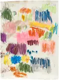 Günther Förg, Aller Retour, 2008, pastel on paper