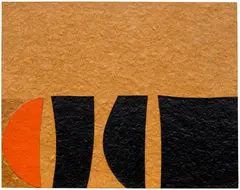 Alberto Burri, Cellotex, 1980, acrylic and Vinavil on Cellotex