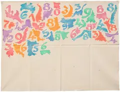 Giorgio Griffa, Canone aureo 656, 2015, acrylic on canvas