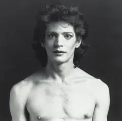Robert Mapplethorpe, Self Portrait, 1980, gelatin silver print, mounted