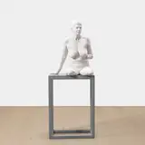 Marc Quinn, Alexandra Westmoquette, 2000, marble and metal table