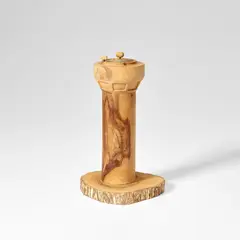 Banksy, Watchtower, 2007, carved olive wood