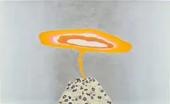 William Monk, For a Fool II (Zoetrope), 2018-2019, oil on canvas