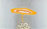 William Monk, For a Fool II (Zoetrope), 2018-2019, oil on canvas