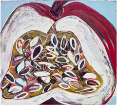 Pumpkin 02 by Zhang Zipiao, 2018, oil on canvas, offered Apr 2026