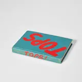 Ed Ruscha, Tops, 1992, acrylic on book cover