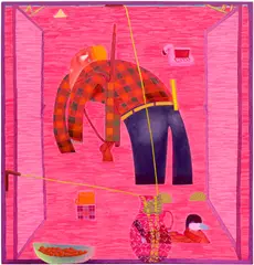 Celeste Rapone, Room with a View, 2019, oil on canvas