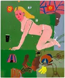 Danny Fox, Untitled (Blonde Nude), 2016, oil on canvas