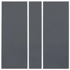 Alan Charlton, Painting in three parts, 1990, acrylic on canvas, in 3 parts
